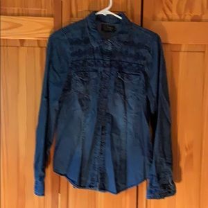 Ci Sono denim blouse